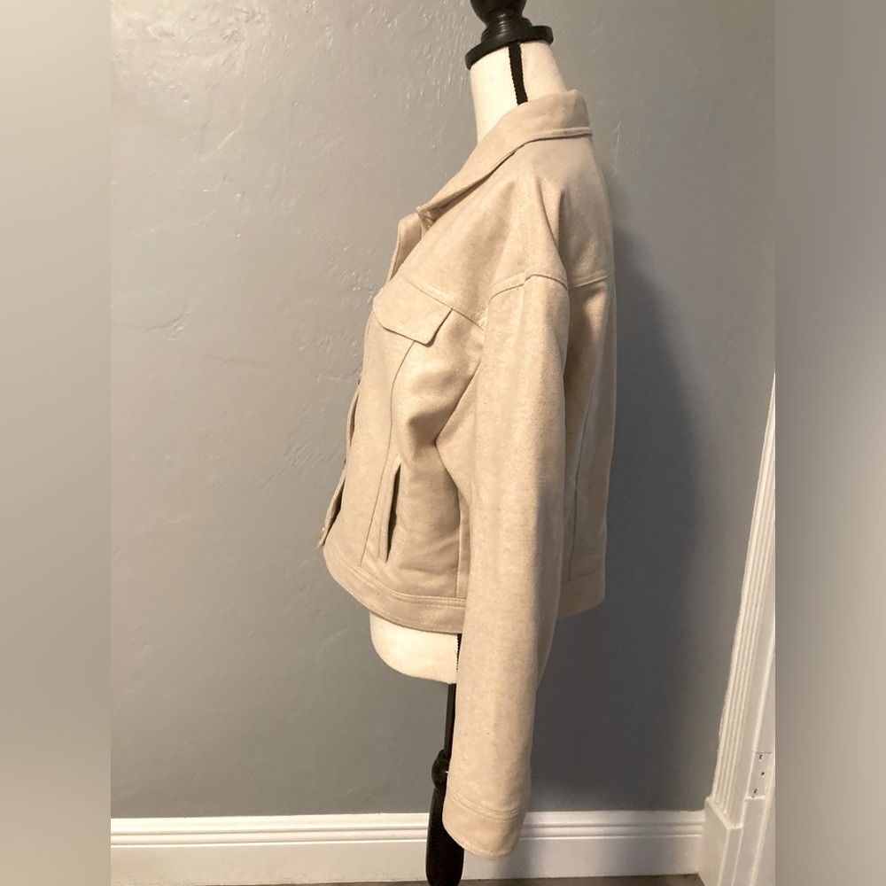 Mango Chaqueta cropped wool jacket - Picture 5 of 10